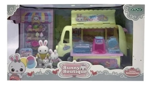 Bunny Boutique Camion De Comida  Figuras Conejos Ditoys