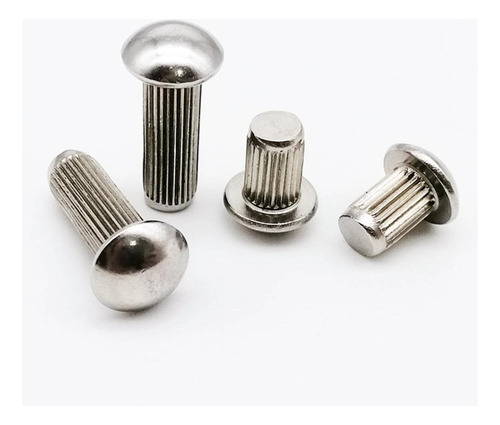 02 Rebites De Inox P/ Fixar Plaqueta Motor M. Benz