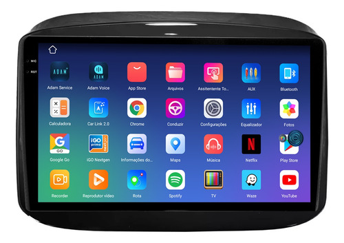 Multimídia Fiat Mobi 14/21 9p Aikon Carplay Android 64gb Voz