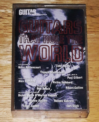 Guitars That Rule The World Cassete Zakk Wylde Richie Kotzen (Usado)