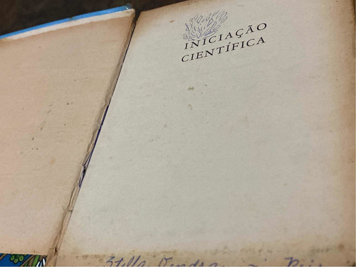 Livro Didático Científica Editora Companhia Nacional Antigo (Usado)