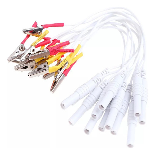 Cable Caimán 12 Piezas Tens Ems Fisioterapia-electroterapia