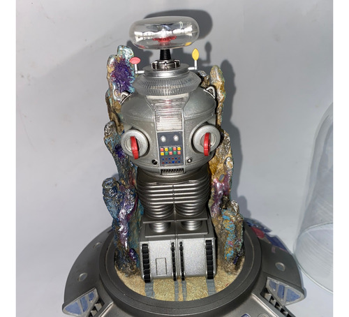 Perdidos En El Espac B-9 Robot Figurine - Franklin Mint 1998 (Usado)