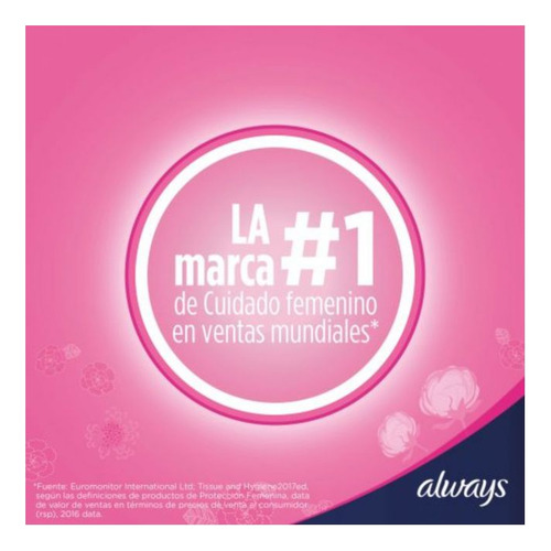Toalla Sanitarias Always Protección Total 10 Toallas