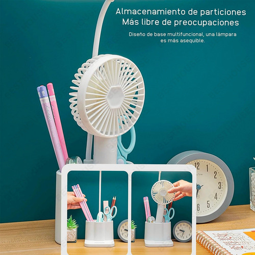 Lampara Escritorio Led Lamparas Recargable Con Porta Lapiz