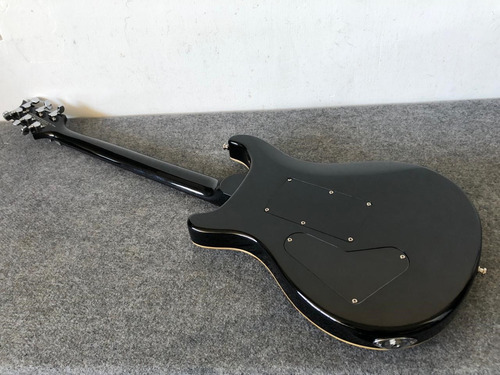 Prs Se Custom 24 Floyd Rose Paul Reed Smith Diestro Transparent Black Palo De Rosa (Usado)