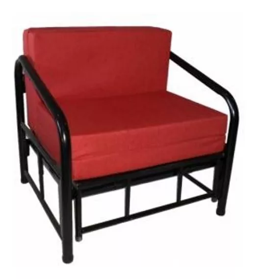 Sillon Cama Caño 1 Plaza!! Indestructible! Con Colchon!!