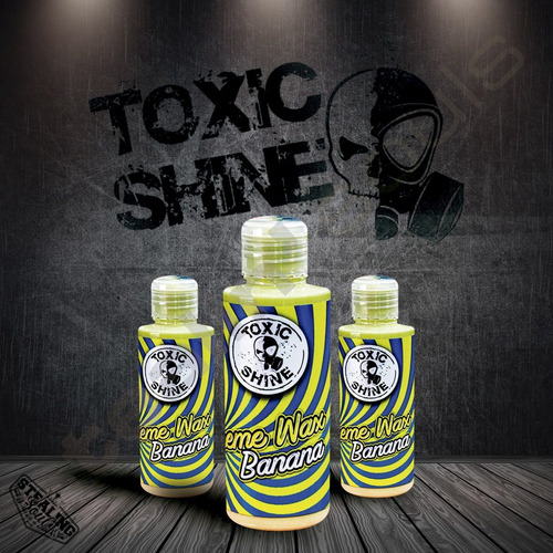 Imagen 1 de 6 de Toxic Shine | Creme Wax Banana Mini | Cera En Crema | 120ml