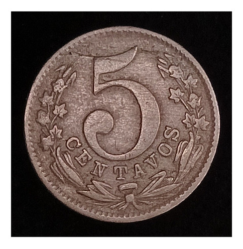 Colombia 5 Centavos 1886 Mb Km 183.2