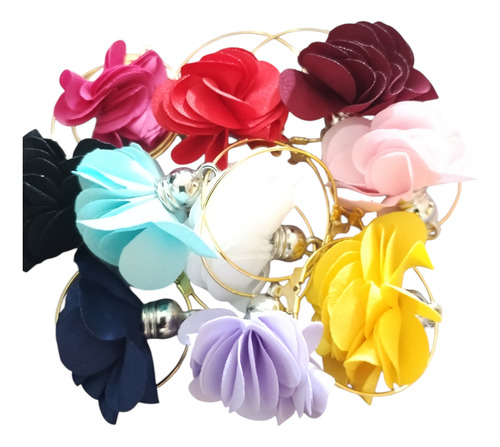 Identificadores De Copas Set 10 Flores Colores Marcadores