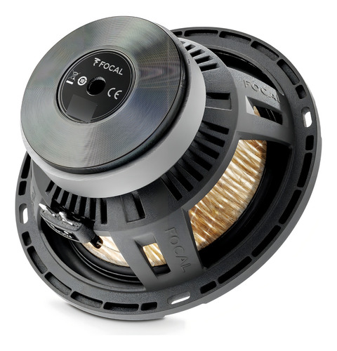Alto Falante Focal Kit 3 Vias 6,5 Pol Flax Evo Ps165 F3e 80w Cor Preto E Dourado