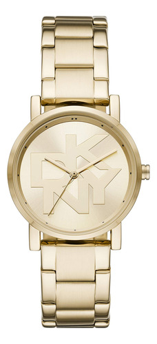 Dkny Reloj De Vestir De Cuarzo De Acero Inoxidable Soho De .