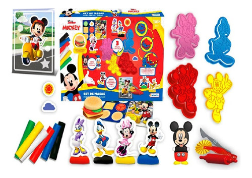 Mickey Mouse Disney Jr Set De Masas Y Moldes- 7661 Tapimovil