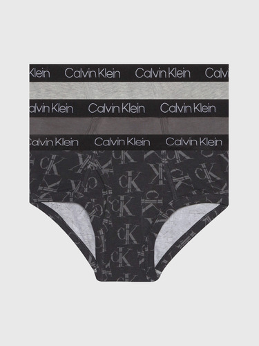 Brief Calvin Klein Paquete De 3 De Niño Color Multicolor