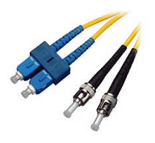 Imagen 2 de 2 de Patch Cord De Fibra Optica St-sc Sm 2mm Duplex De 40 Mts