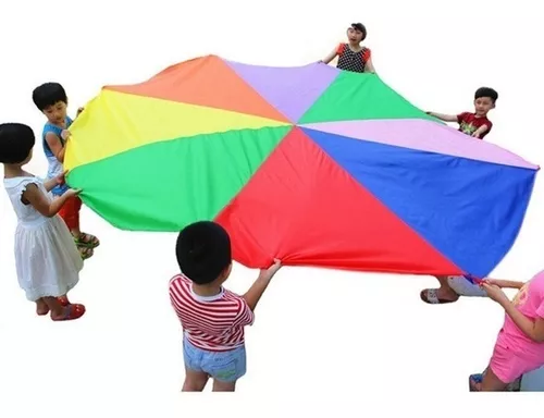 Paraquedas Infantis 2-12m Diâmetro Jogar paraquedas, Ginástica