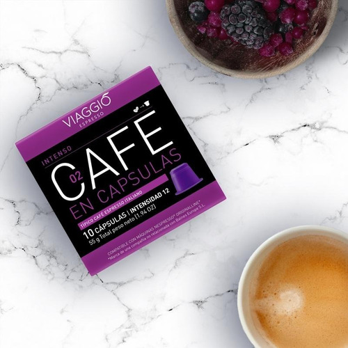 Pack 30 Cápsulas Café Viaggio Intenso Para Nespresso®