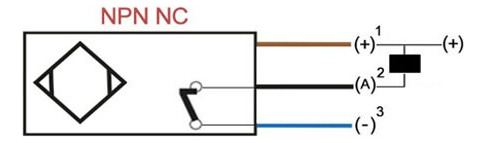 Sensor Inductivo 12 Mm Npn N.c. Sn = 4 Mm Conector M12
