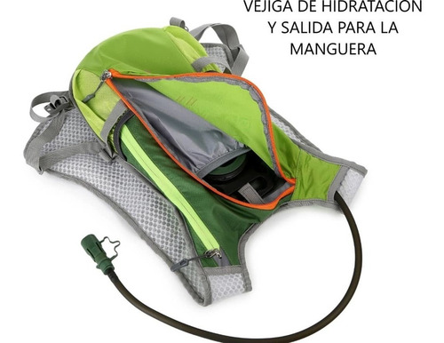 Imagen 4 de 6 de Chaleco Con Compartimiento Para Vejiga De Hidratación