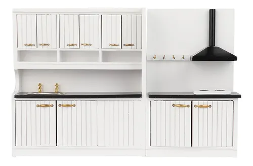 Toddmomy Set De Minimuebles 1:12 Para Casa De Muñecas – Armario TV, Lámpara Y Mueble, Decoración DIY