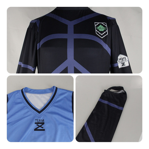 G Camiseta De Fútbol Anime Blue Lock No.4 Isagi Yoichi