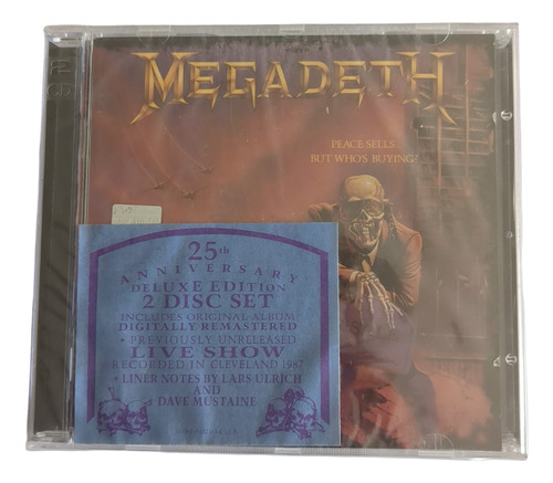 Cd Megadeth Peace Sells...25 Anniversary Supercultura 