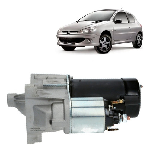 Motor De Partida Para Peugeot 206 1.6 2000 2009