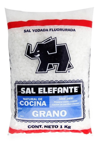 Elefante Sal De Grano Bolsa 1 Kg