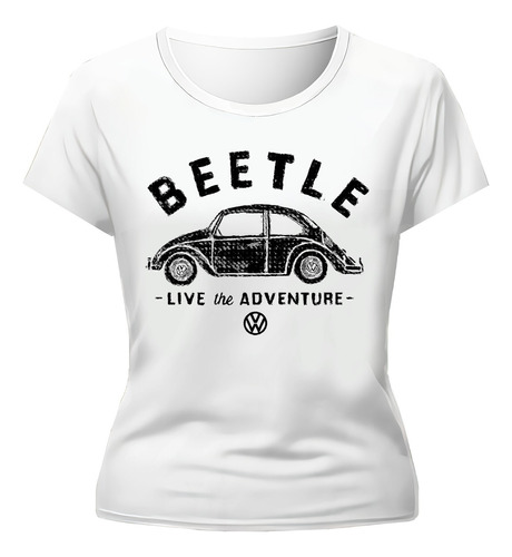 Remera Auto Beetle Diseño Exclusivo Dama