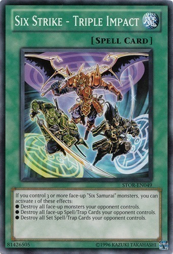 Six Strike - Triple Impact (stor-en049) Yu-gi-oh!