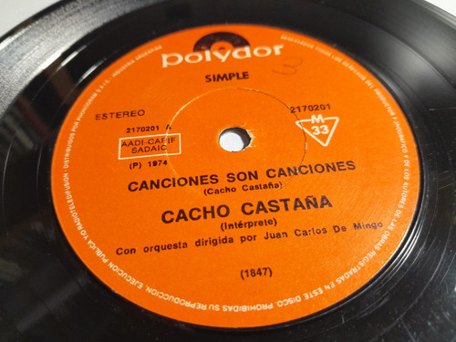Simple - Cacho Castaña - Canciones Son Canciones - 1974 