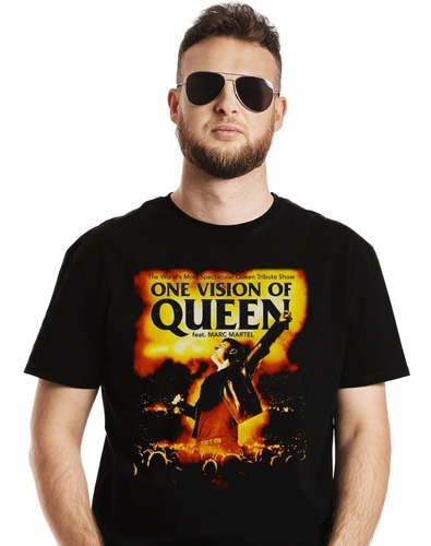 Polera Marc Martel One Vision Of Queen Rock Impresión Direct