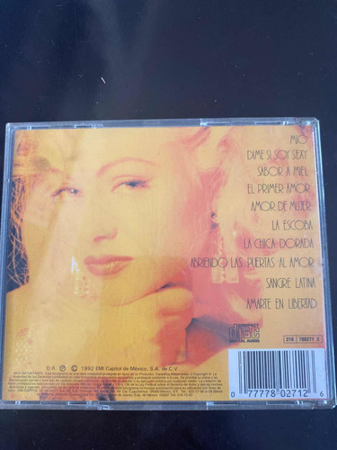 Paulina Rubio La Chica Dorada Cd 1992 Primera Edición (Usado)