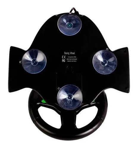 Volante De Vibração C/ Pedal E Cambio Gamer Pro Kp-5815a P/ Verde