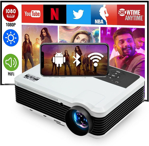 Tv Led Proyector Pelicula Inalambrico Wifi Bluetooth Hd