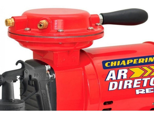Compressor De Ar Direto Pintura Red 40psi 1/3hp Chiaperini Cor Vermelho 127/220v