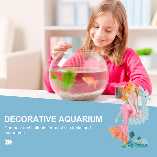 Figura De Sirena Artificial Para Decoración De Sirena, Pecer