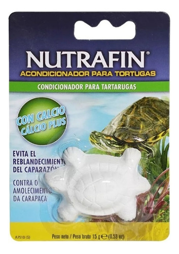 Calcio Acondicionador Nutrafin Basix Plus 15 Gr Para Tortuga