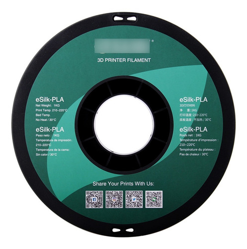 Imagem 5 de 9 de Filamento Impressão 3d Esun Esilk Pla Cobre 1kg