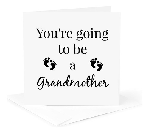 Tarjeta De Felicitación Para Futura Abuela Con Refranes
