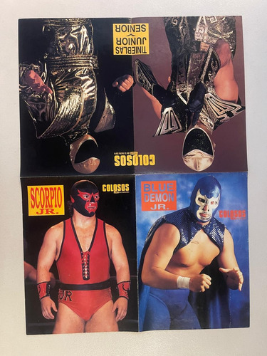 Poster Colosos Lucha Libre - Hijo Del Santo Y Padre (Usado)