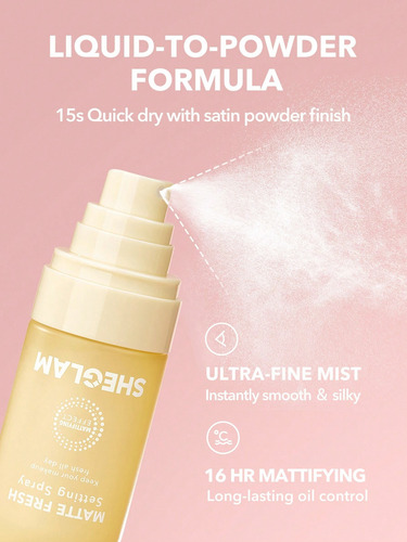 Fijador De Maquillaje Sheglam Mate