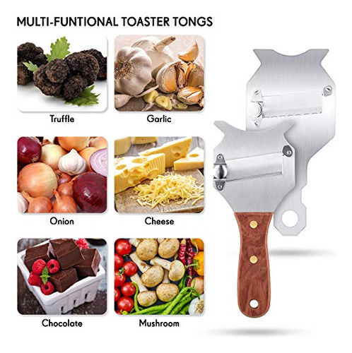 Cortadora De Trufas, 2 Piezas, Hoja Ajustable, Mango De Pali