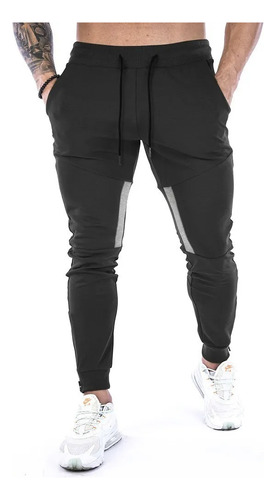 Pants Jogger Deportivo Slimfit Gym Entrenar Hombre Entubado