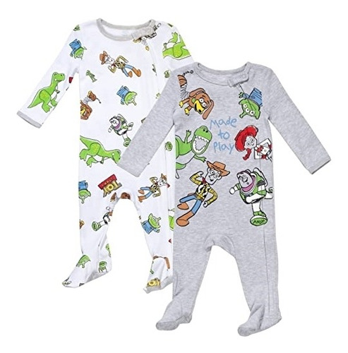 Ropa Para Bebé Paquete De 2 Pijamas De Algodón Talla 6-9m