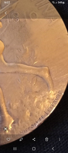 Moneda Medalla Centenario De La Revolución De Mayo 1810 1910 (Usado)