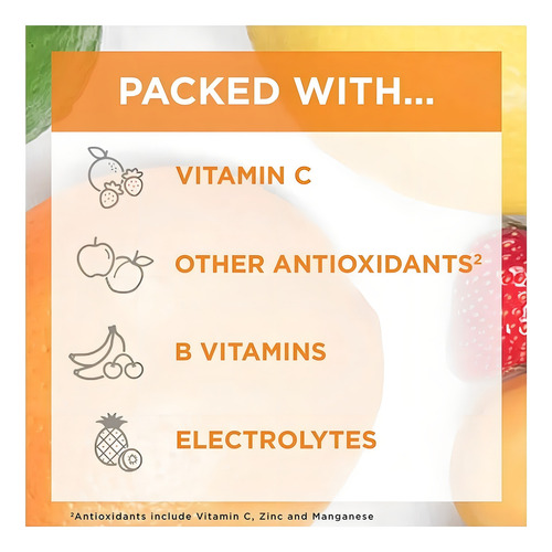Suplemento Em Pó Emergen-c Vitaminas Vitamina C Vitamina C + Zinco Vitamina C Sabor Laranja Em Sachê De 91g 10 Un