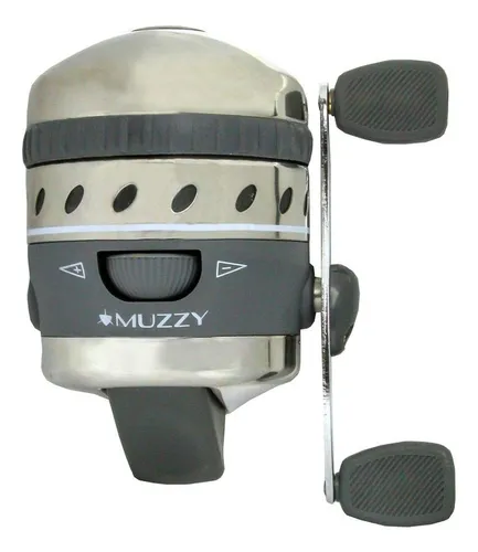 Carrete De Pesca Muzzy 1097 Xd, 150 M Línea Plateada