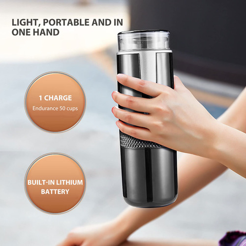 Cafetera Portátil Hurrise K Cup Manual Para Acampar Y Oficin Color