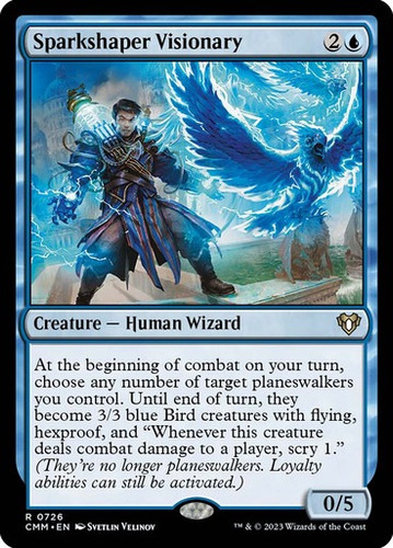 Magic Sparkshaper Visionary Commander Masters